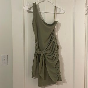 Hello Molly Happiness is a yes dress - olive